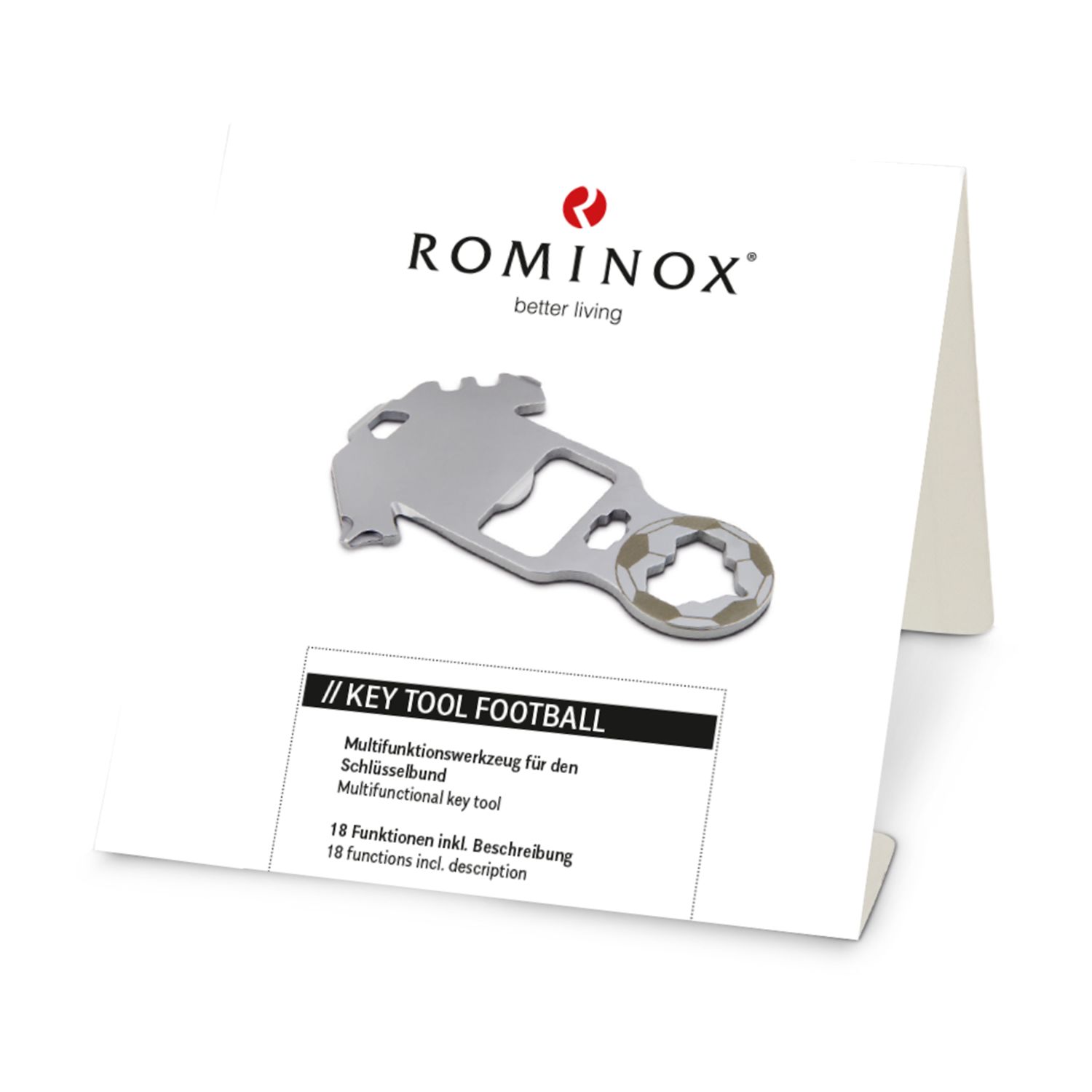 ROMINOX® Key Tool Football (18 Funktionen) Große Helden (Einzelhandel) 2K2105h