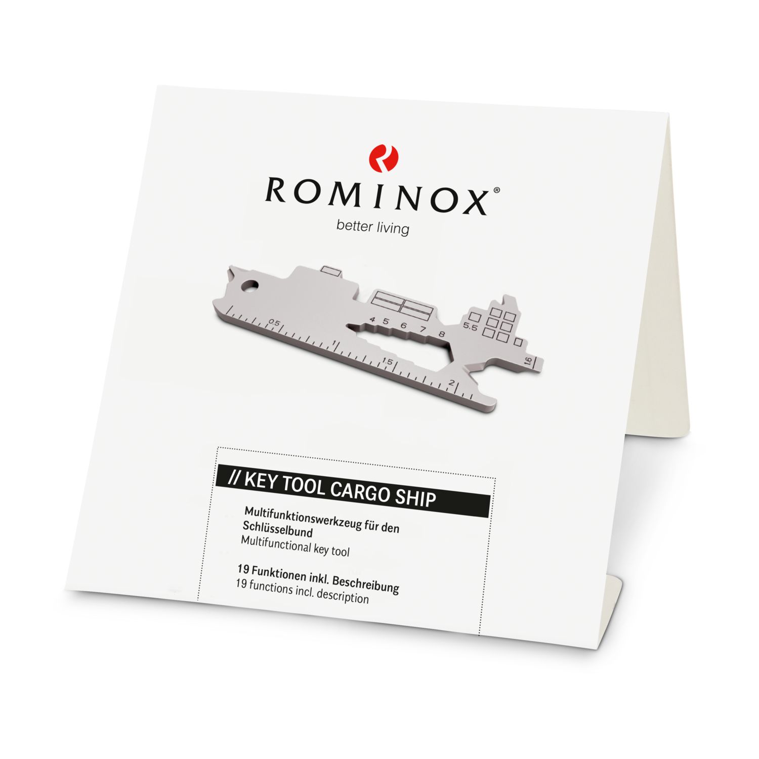 ROMINOX® Key Tool Cargo Ship (19 Funktionen) Frohe Weihnachten 2K2201f