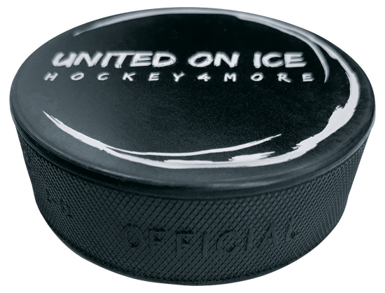 Eishockeypuck aus Hartgummi