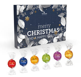 Adventskalender Multi  300 g Lindor Kugeln