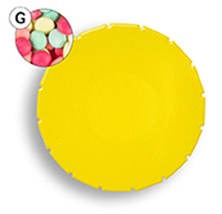 Super Mini Clic Clac Box 12 g Fruities PMS Yellow C