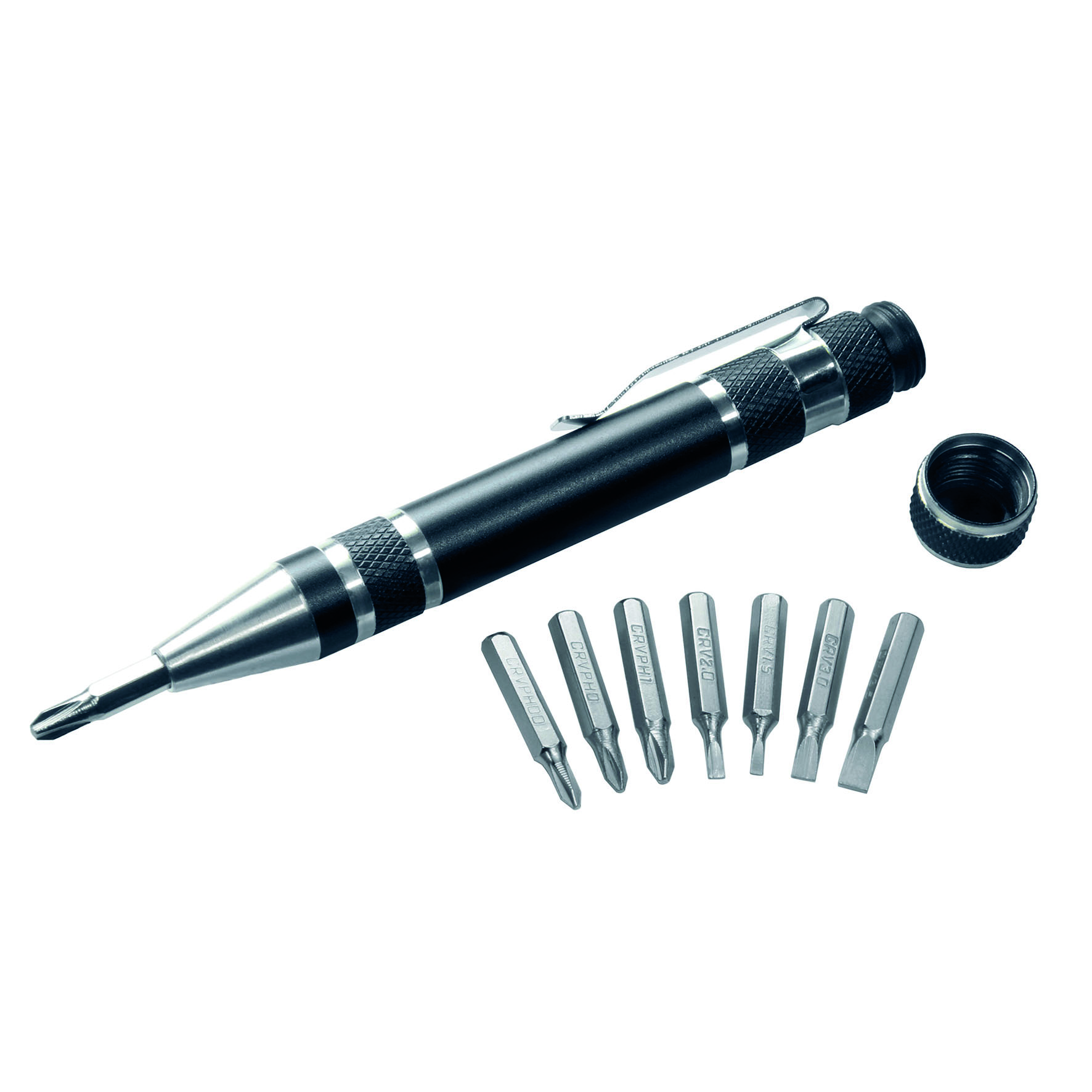 Bitstift Happy Pen  schwarz-silber