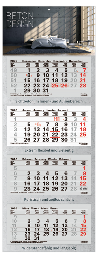 4-Monats-Kalender "Junior-4"