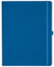 Notizbuch Style Large im Format 19x25cm, Inhalt blanco, Einband Slinky in der Farbe Azure
