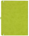 Notizbuch Style Large im Format 19x25cm, Inhalt liniert, Einband Slinky in der Farbe Lime