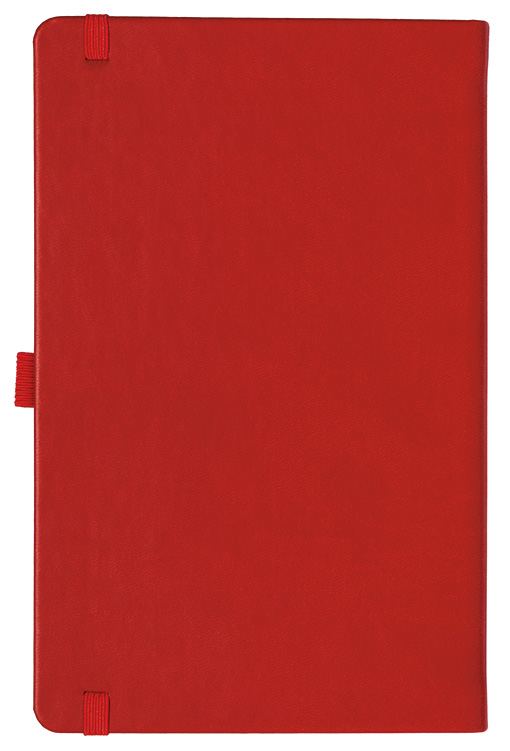 Notizbuch Style Medium im Format 13x21cm, Inhalt blanco, Einband Slinky in der Farbe Scarlet