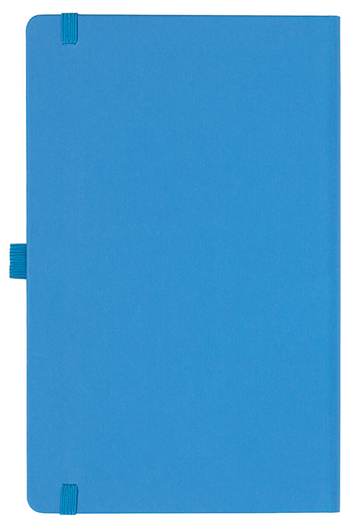 Notizbuch Style Medium im Format 13x21cm, Inhalt liniert, Einband Fancy in der Farbe China Blue