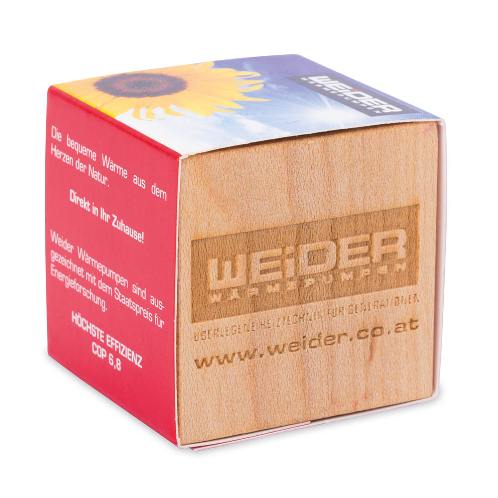 Pflanz-Holz Magnet mit Samen - Thymian