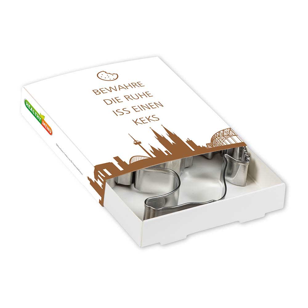 Backförmchen Premium-Box - Xmas - Tannenbaum + Elch