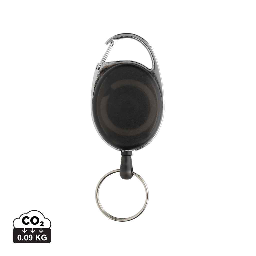 Roller-Clip-Schlüsselanhänger aus RCS recyceltem ABS