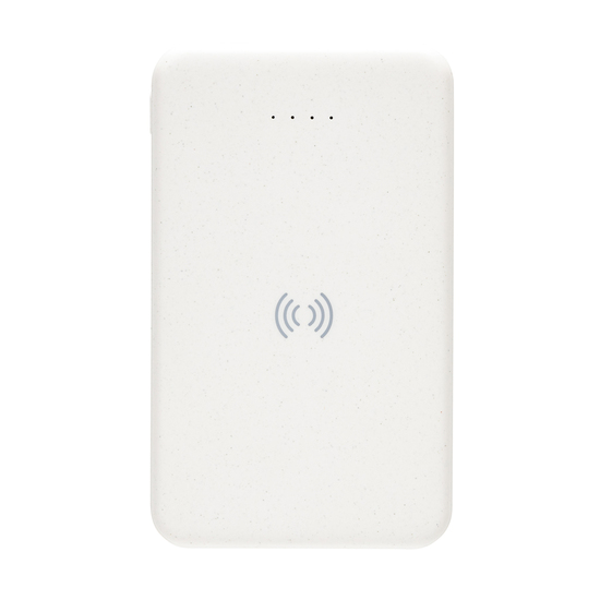 5.000mAh 5W Wireless Powerbank aus RCS recyceltem Kunststoff