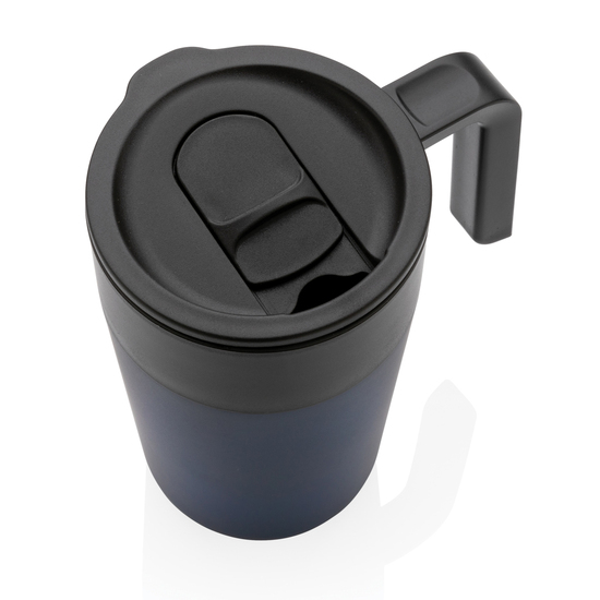 GRS recycelte PP und Stainless Steel Tasse mit Griff