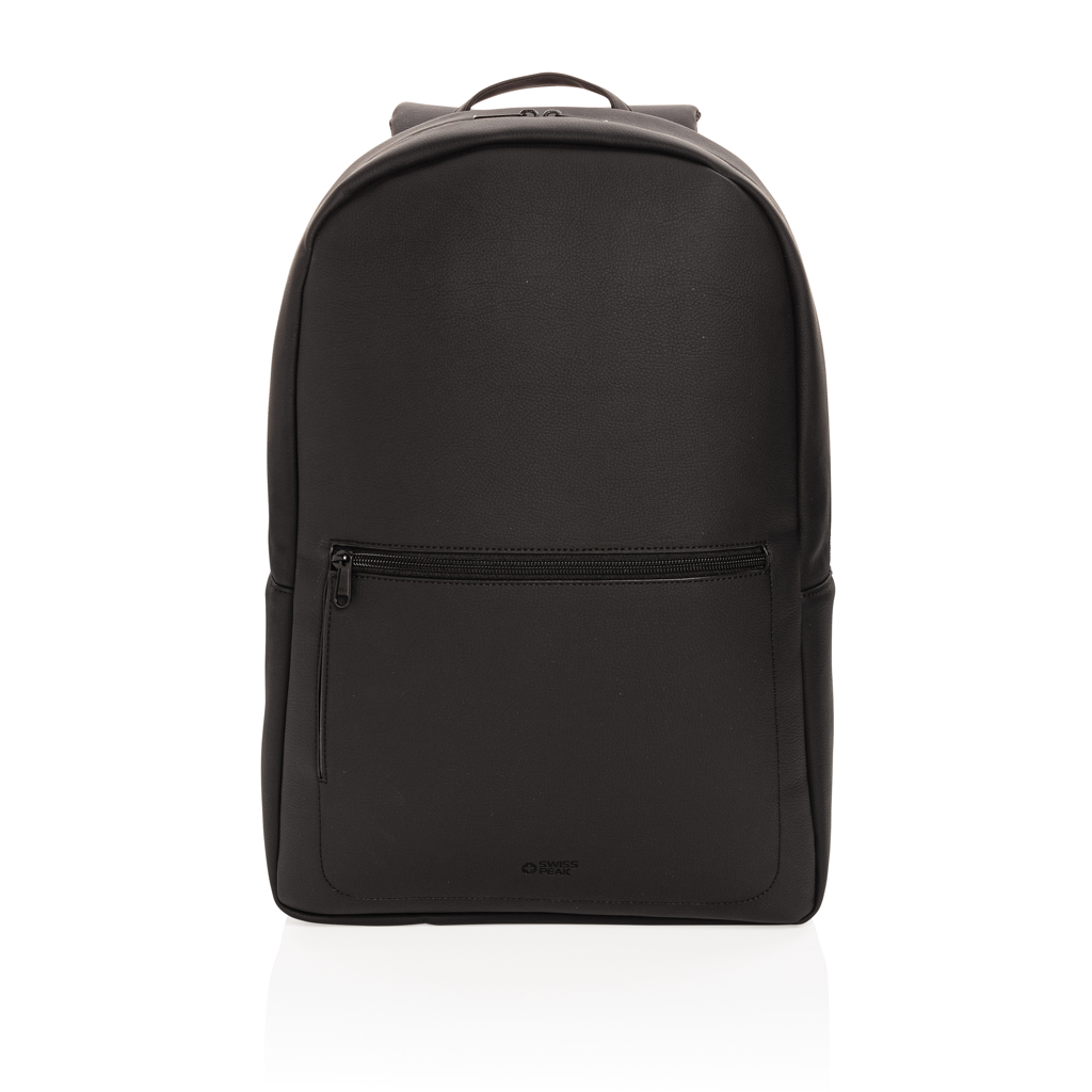 Swiss Peak Deluxe PU Laptop-Rucksack, PVC-frei