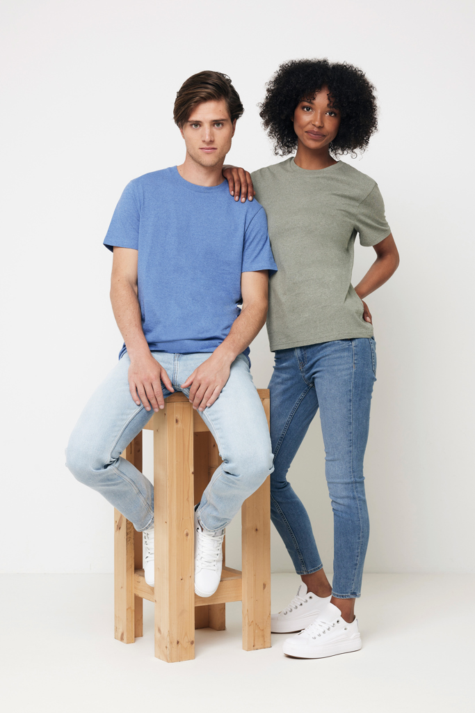 IQONIQ Manuel ungefärbtes T-Shirt aus recycelter Baumwolle