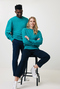 Iqoniq Kruger Relax-Rundhals-Sweater aus recycelt. Baumwolle