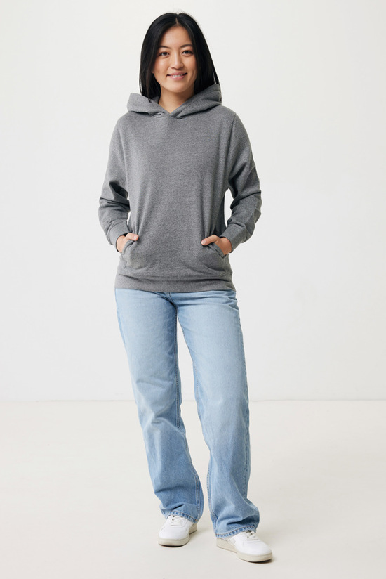 IQONIQ Yengo Hoodie mit Seitentaschen aus rec. Baumwolle