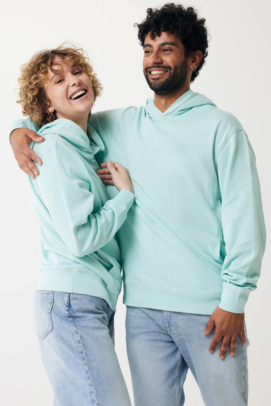 IQONIQ Yengo Hoodie mit Seitentaschen aus rec. Baumwolle