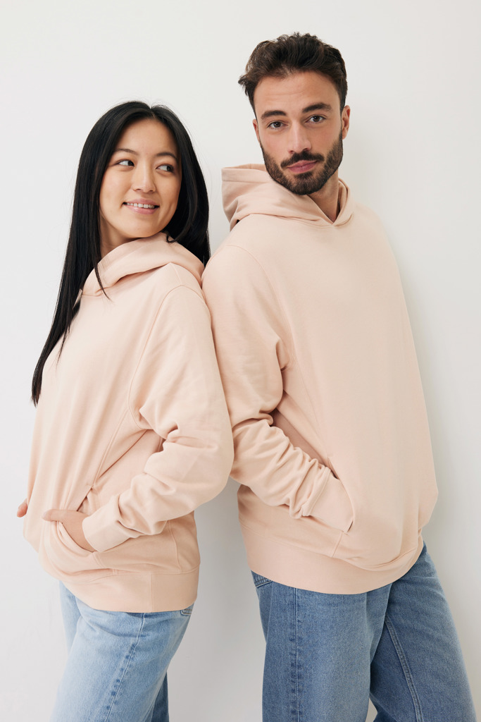 IQONIQ Yengo Hoodie mit Seitentaschen aus rec. Baumwolle