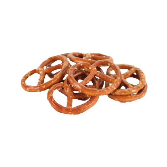 Mini Salzbrezeln Werbetüte, Inhalt: Mini Salzbrezeln ca. 10 g