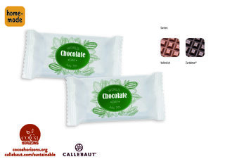Schokolade 10 g  Täfelchen, 1 Stück Callebaut Vollmilch
