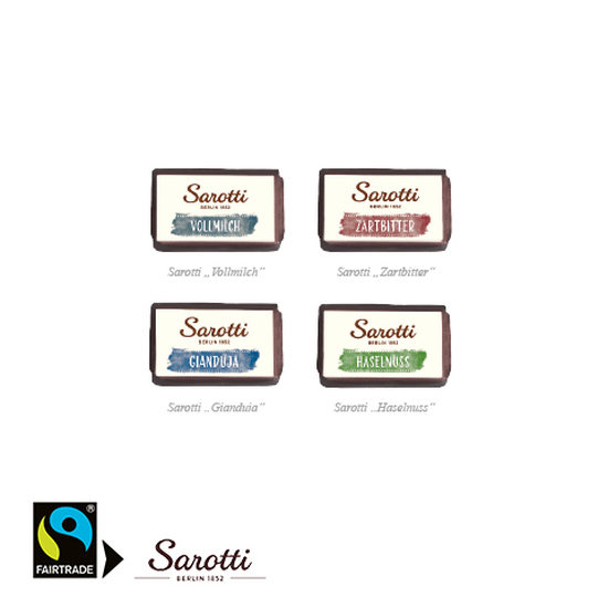 Adventskalender "individuelle Kalenderform" mit Sarotti Fairtrade®