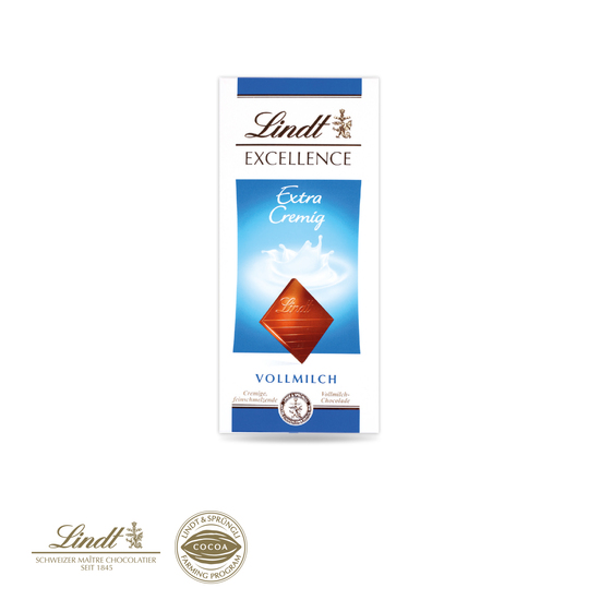 Grußkarte mit Schokoladentafel von Lindt „Excellence“