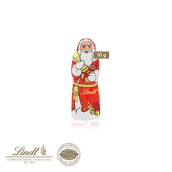 Schokokarte „Business“ Weihnachtsbaum mit Lindt Weihnachtsmann
