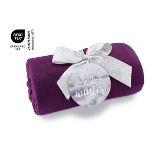 Fleecedecke WINTER SPECIAL - beere - 120 x 150 cm, 180 g/m²