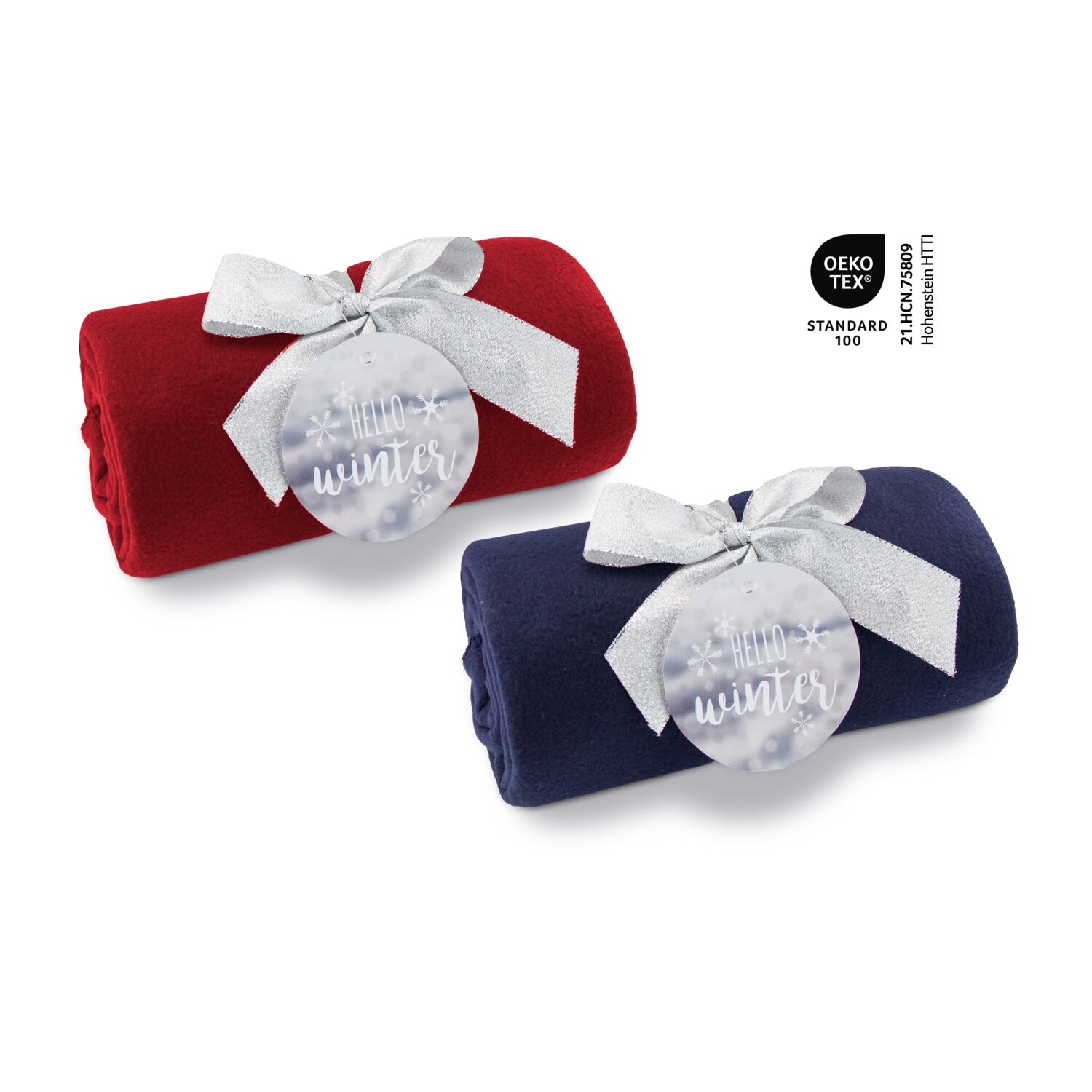 Fleecedecke WINTER SPECIAL - navy - 120 x 150 cm, 180 g/m²