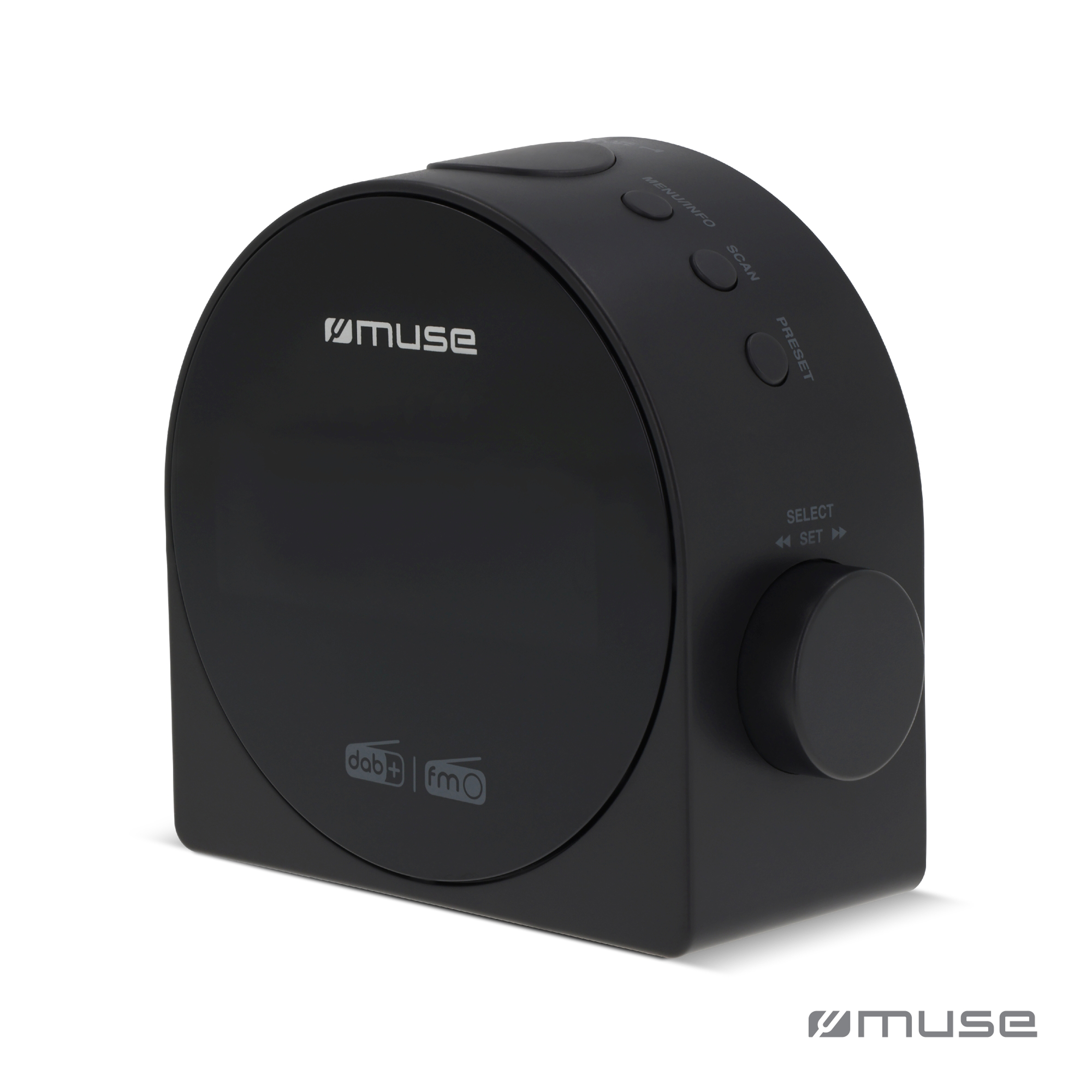 M-185 CDB | Muse DAB/DAB+ FM Dual Alarm Clock Radio
