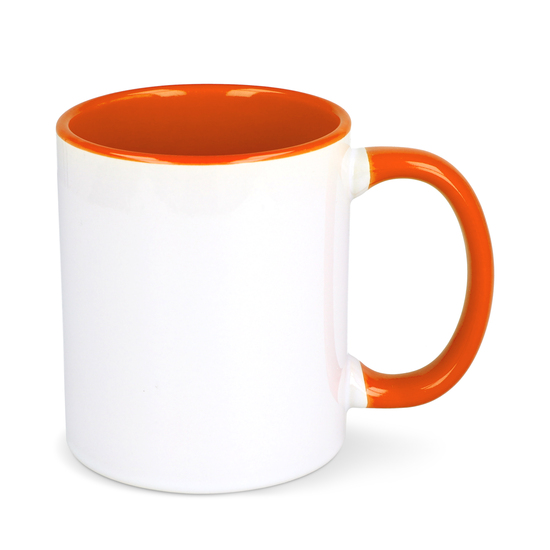 Oslo Sublimationsbecher  farbig innen & Griff 300ml