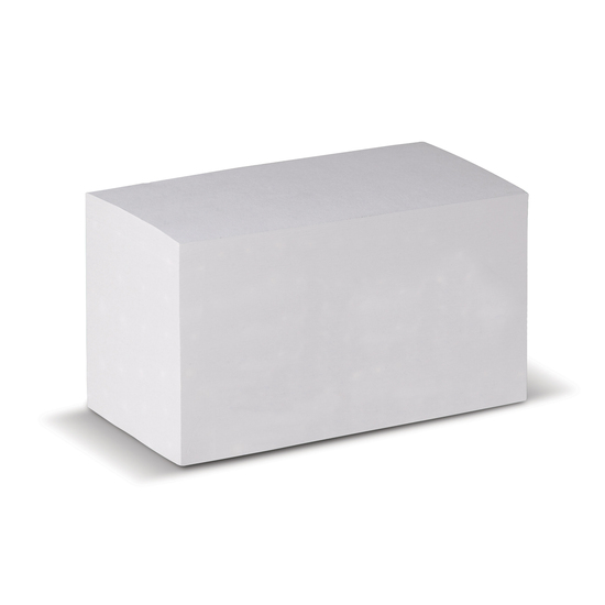 Rechteckiger Zettelblock 15x8x8.5cm