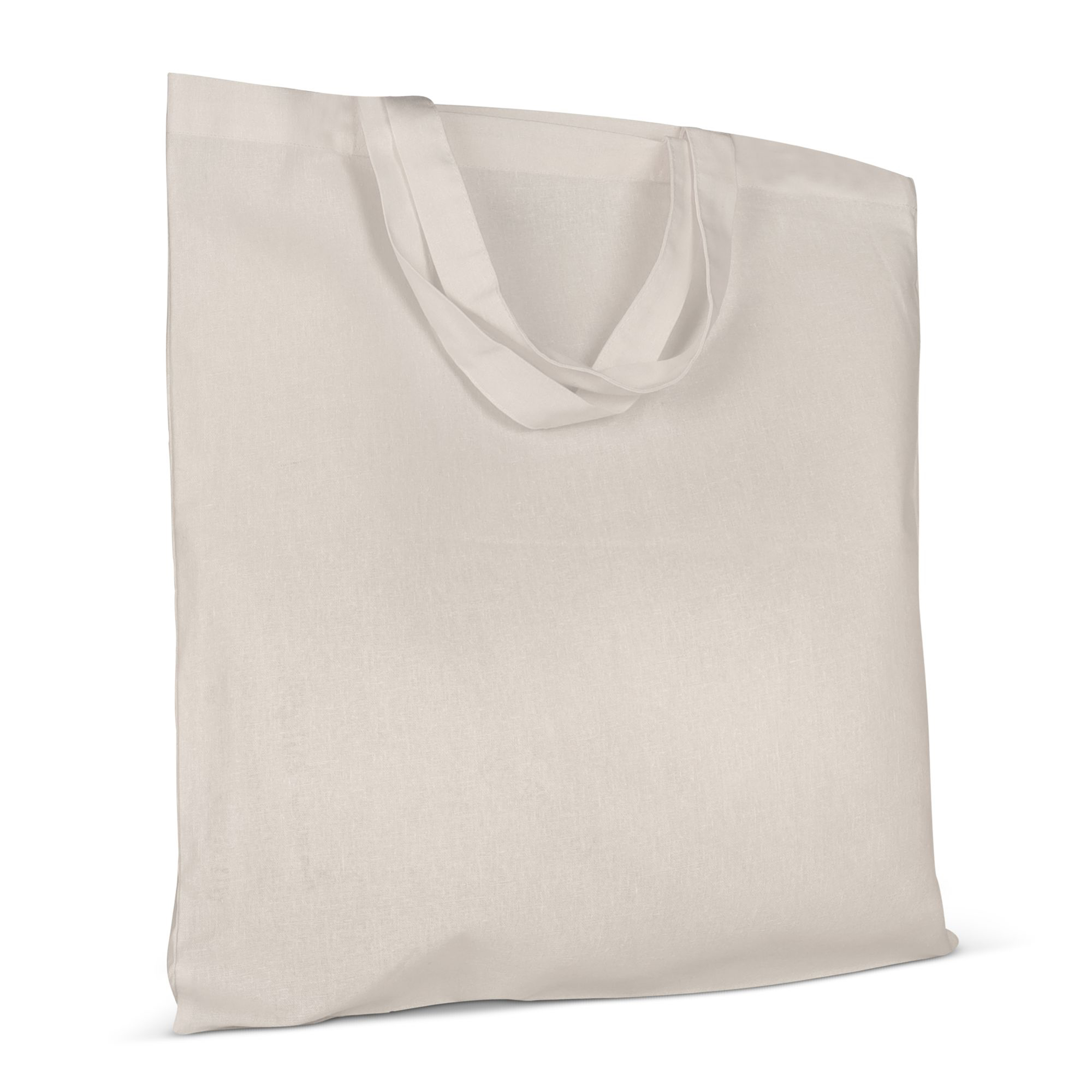 Umhängetasche aus Baumwolle OEKO-TEX® 140g/m² 38x42cm kurze Henkel