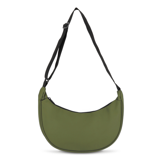 PU-beschichtete R-PET 600D Halbmond-Tragetasche