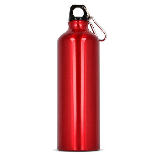 Aluminium Wasserflasche mit Karabiner 750ml