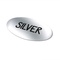Vinyl Sticker Oval 30x15mm