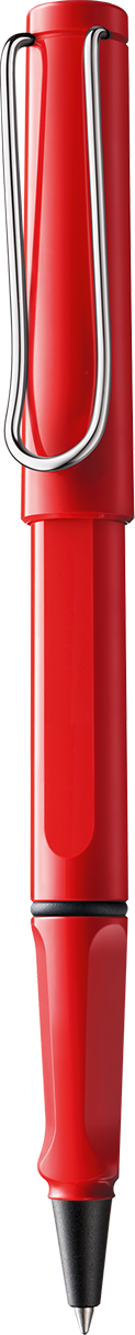 Tintenroller LAMY safari red M-blau