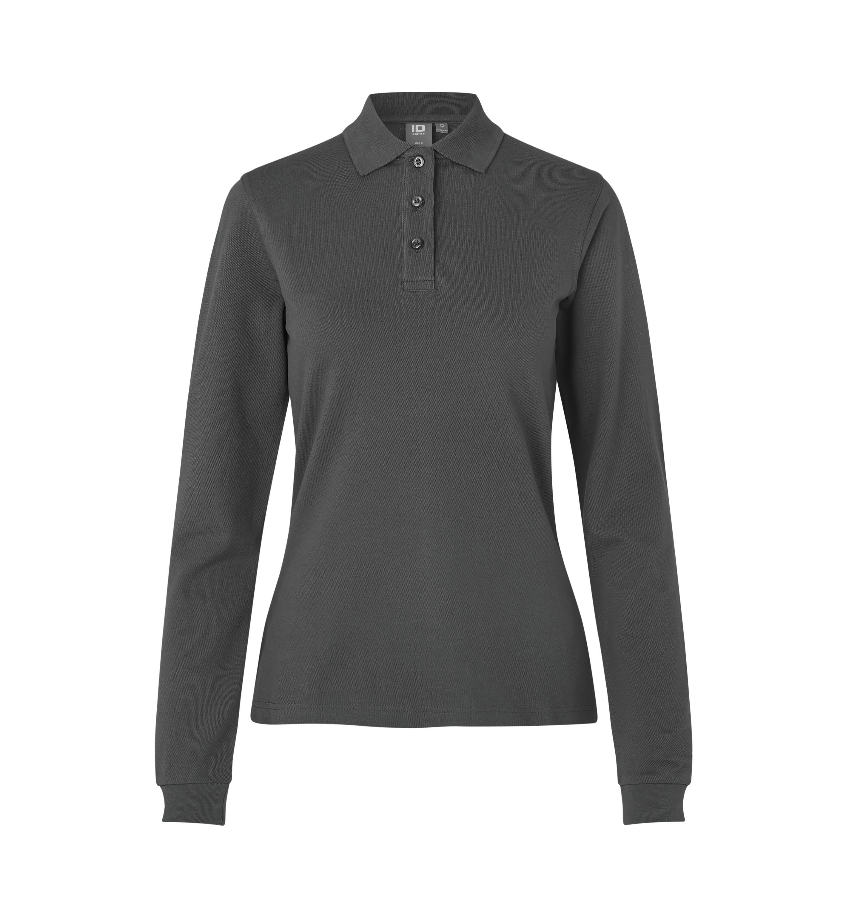 Langarm Poloshirt | Stretch | Damen