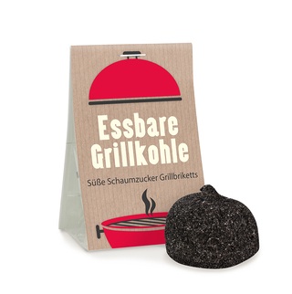 Naschtasche Essbare Grillkohle
