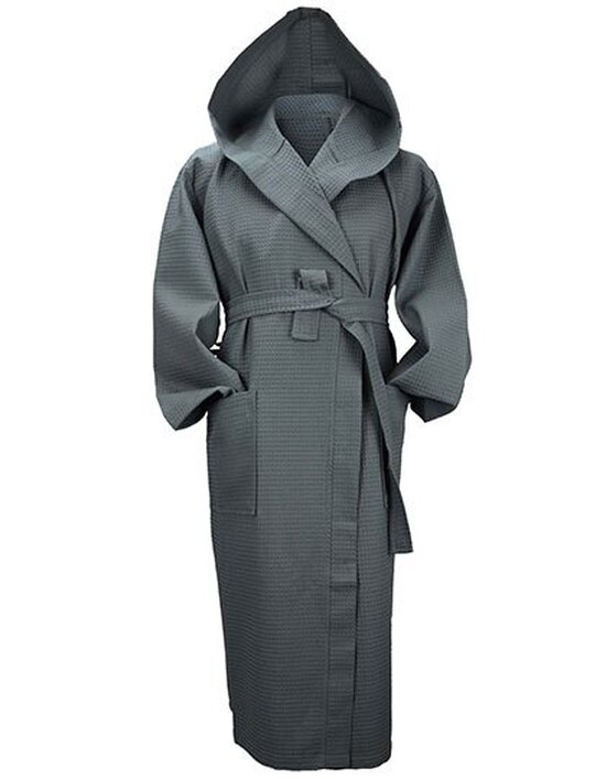 AR028 Robezz® Waffle Bathrobe With Hood