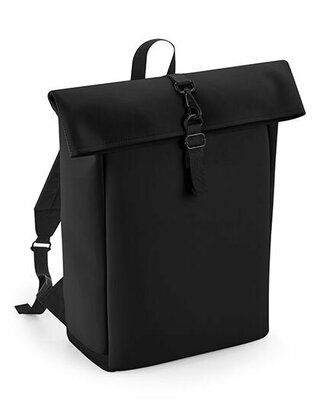 BG335 Matte PU Roll-Top Backpack