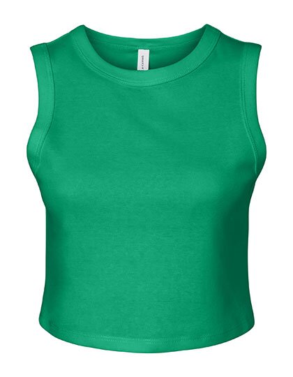 BL1013 Bella Women´s Micro Rib Muscle Crop Tank