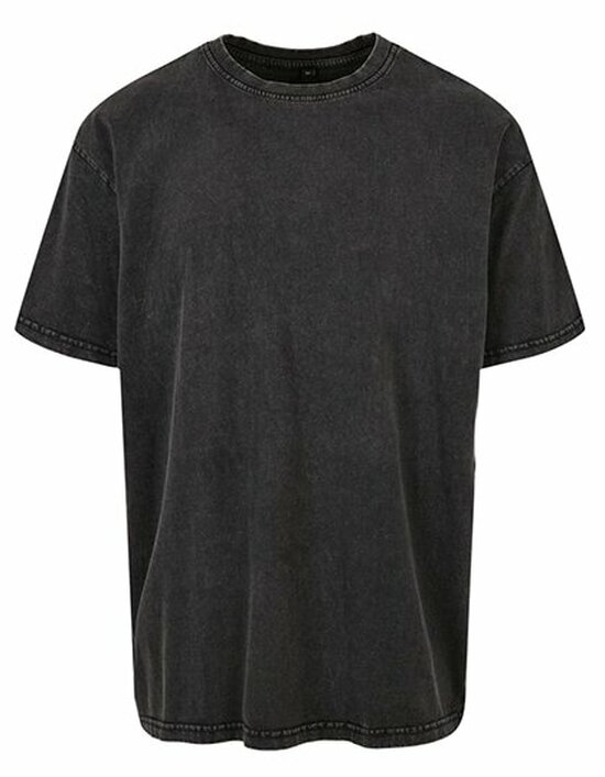 BY189 Acid Washed Heavy Oversize Tee
