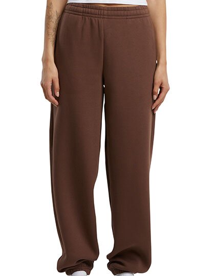 BY291 Build Your Brand Ladies Fluffy Sweatpants