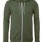 Unisex Zip-Up Poly-Cotton Fleece Hoodie
