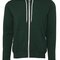 Unisex Zip-Up Poly-Cotton Fleece Hoodie