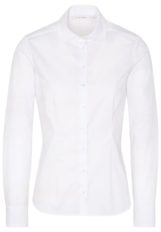Eterna Bluse Popeline - Tailliert - Ohne Brusttasche