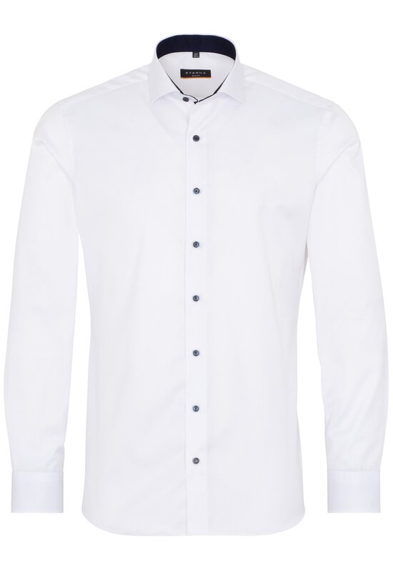 Eterna Hemd Cover Shirt Twill - Slim Fit - ohne Brusttasche