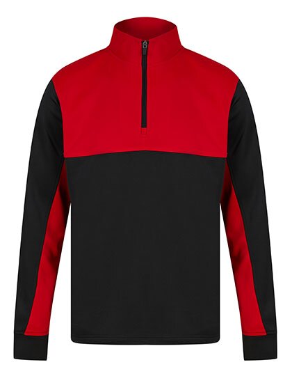 FH874 Adults 1/4 Zip Tracksuit Top