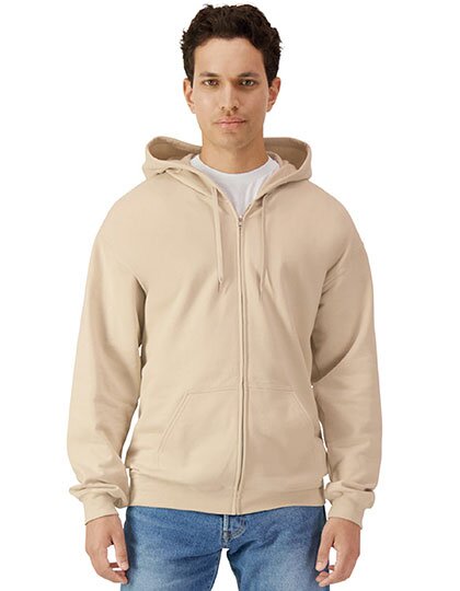 GSF600 Gildan Softstyle® Midweight Fleece Adult Full Zip Hooded Sweatshirt